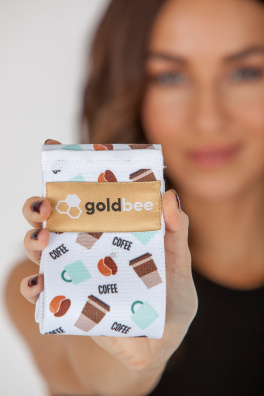 GoldBee Posilovací guma BeBooty Coffee (Barva Coffee, Velikost L)