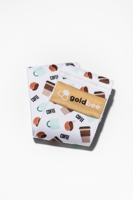 GoldBee Posilovací guma BeBooty Coffee (Barva Coffee, Velikost M)