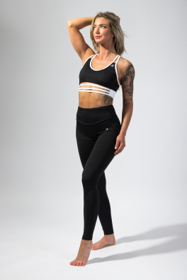 GoldBee Legíny HoneyComb Lycra Black (Barva Black, Velikost 3XL)