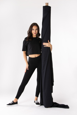 GoldBee Legíny HoneyComb Lycra Black (Barva Black, Velikost 3XL)