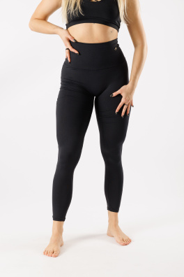 GoldBee Legíny Stahující Pas Second Skin Black (Barva Black, Velikost 3XL)