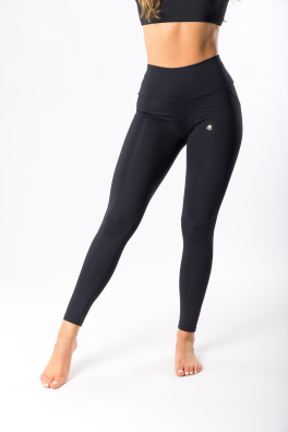 GoldBee Legíny Zateplené Push-Up Black (Barva Black, Velikost 3XL)