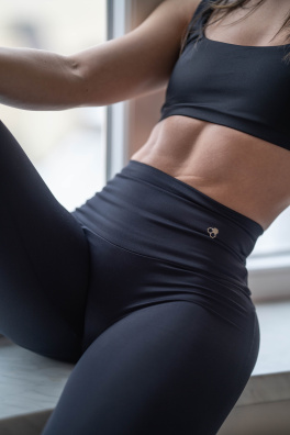 GoldBee Tvarující Zateplené Legíny Black (Barva Black, Velikost 3XL)