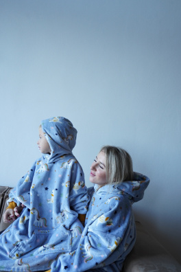 GoldBee Dětská Mikina Doba Ledová Fluffy Dusty Unicorn (Barva Dusty Unicorn, Velikost M)