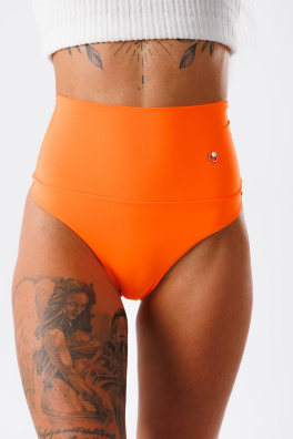 GoldBee Plavky Stahovací Tanga Neon Orange (Barva Neon Orange, Velikost 3XL)