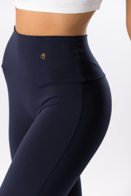 GoldBee Legíny Stahující Pas Second Skin Dark Blue (Barva Dark Blue, Velikost 3XL)