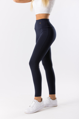 GoldBee Legíny Stahující Pas Second Skin Dark Blue (Barva Dark Blue, Velikost 3XL)