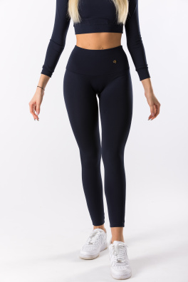 GoldBee Tvarující Legíny Second Skin Dark Blue (Barva Dark Blue, Velikost 3XL)