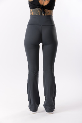 GoldBee Zvonové Legíny Stahující Pas Lycra Grey (Barva Grey, Velikost 3XL)