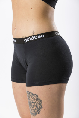 GoldBee Menstruační Kalhotky Shorts Síla 3 (Velikost S)