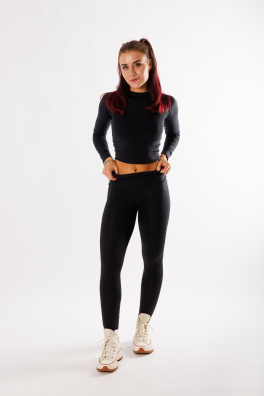 GoldBee Legíny Push-Up Pro Lycra Black (Barva Black, Velikost 3XL)