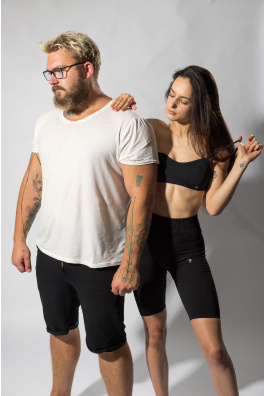 GoldBee Pánské Triko Ultra Tenké Cream (Barva Cream, Velikost M)