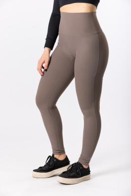 GoldBee Legíny Extra Stahující Pas Smoked Brown (Barva Smoked Brown, Velikost 3XL)