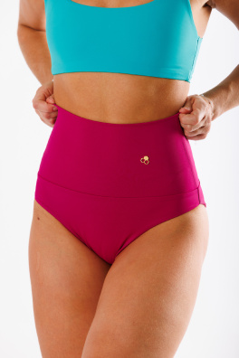 GoldBee Plavky Stahovací Kalhotky Fuchsia (Barva Fuchsia, Velikost 3XL)