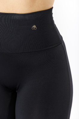 GoldBee Capri Legíny Stahující Pas Lycra Black (Barva Black, Velikost 3XL)