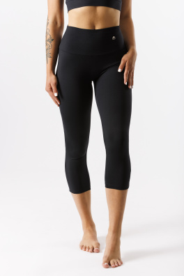 GoldBee Capri Legíny B2 Lycra Black (Barva Black, Velikost XS)