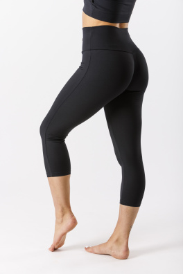 GoldBee Capri Legíny B2 Lycra Black (Barva Black, Velikost 3XL)