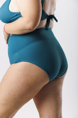 GoldBee Plavky Stahovací Kalhotky Petrol (Barva Petrol, Velikost XXL)