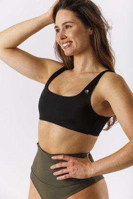 GoldBee Plavky Stahovací Brazilky Olive (Barva Olive, Velikost L)