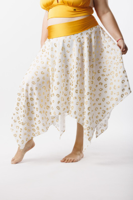 GoldBee Přehoz Na Plavky a Sukně White (Barva White, Velikost XL-XXL)