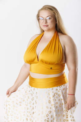 GoldBee Plavky Vrchní Díl Milf Corn (Barva Corn, Velikost 3XL)