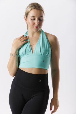 GoldBee Plavky Vrchní Díl Milf Mint Green (Barva Mint Green, Velikost 3XL)