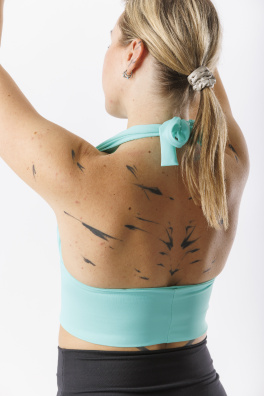 GoldBee Plavky Vrchní Díl Milf Mint Green (Barva Mint Green, Velikost 3XL)