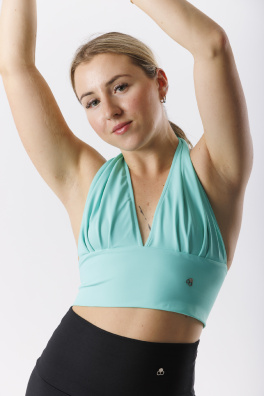 GoldBee Plavky Vrchní Díl Milf Mint Green (Barva Mint Green, Velikost 3XL)