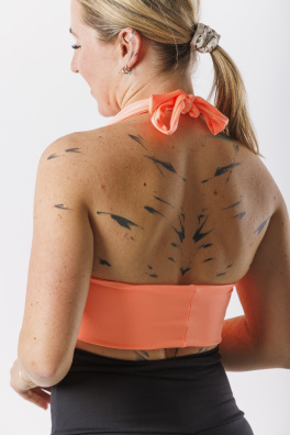 GoldBee Plavky Vrchní Díl Milf Glitter (Barva Glitter, Velikost 3XL)