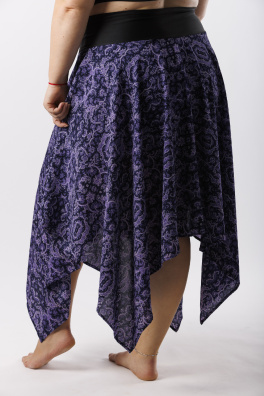 GoldBee Přehoz Na Plavky a Sukně Purple (Barva Purple, Velikost XL-XXL)