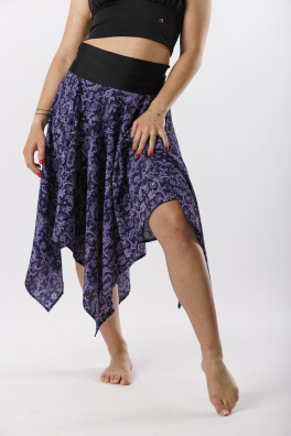 GoldBee Přehoz Na Plavky a Sukně Purple (Barva Purple, Velikost XL-XXL)