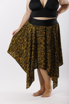 GoldBee Přehoz Na Plavky a Sukně Yellow (Barva Yellow, Velikost XL-XXL)