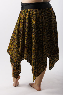 GoldBee Přehoz Na Plavky a Sukně Yellow (Barva Yellow, Velikost XL-XXL)