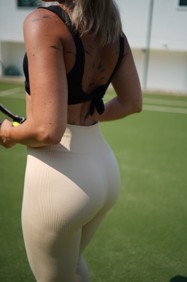 GoldBee Legíny PerfectFit Semolina (Barva Semolina, Velikost 3XL)