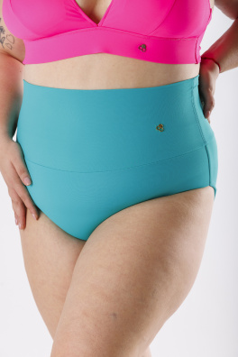 GoldBee Plavky Stahovací Kalhotky Aquamarine (Barva Aquamarine, Velikost 3XL)