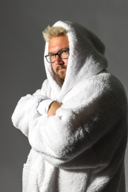 GoldBee Mikina Doba Ledová White (Barva White, Velikost XL-4XL)