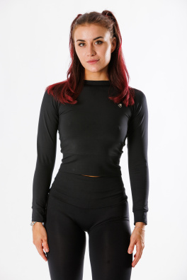 GoldBee Top BeClassic S Dlouhým Rukávem Black (Barva Black, Velikost L)