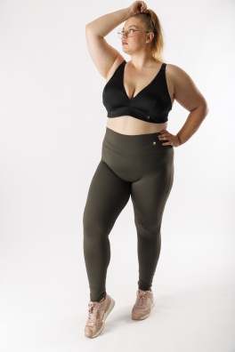 GoldBee Legíny B2 Lycra Army (Barva Army, Velikost 3XL)