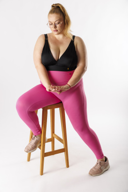 GoldBee Legíny B2 Lycra Old Pink (Barva Old Pink, Velikost 3XL)