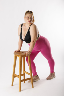 GoldBee Legíny B2 Lycra Old Pink (Barva Old Pink, Velikost 3XL)