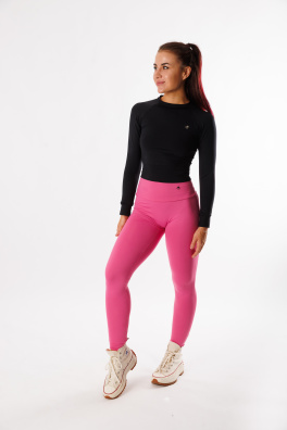 GoldBee Legíny Stahující Pas Lycra Old Pink (Barva Old Pink, Velikost 4XL)