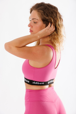 GoldBee Sportovní Podprsenka BeOne Old Pink (Barva Old Pink, Velikost XS)