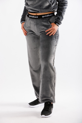 GoldBee Fluffy Kalhoty Grey (Barva Grey, Velikost L)