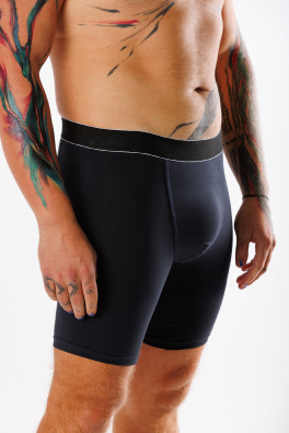 GoldBee Boxerky Dlouhé Navy (Barva Navy, Velikost L)