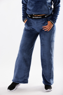 GoldBee Fluffy Kalhoty Jeans (Barva Jeans, Velikost L)