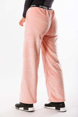 GoldBee Fluffy Kalhoty Salmon (Barva Salmon, Velikost L)