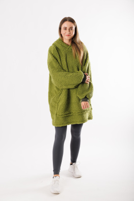 GoldBee Mikina Doba Ledová Apple Green (Barva Apple Green, Velikost XL-4XL)
