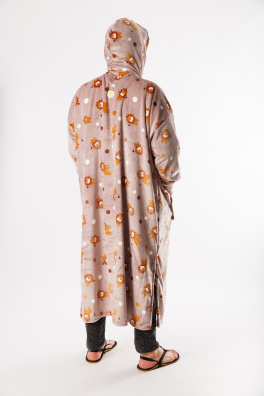 GoldBee Extra Dlouhá Mikina Doba Ledová Fluffy Lions (Barva Lions, Velikost XL-4XL)