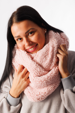 GoldBee Kruhová Šála Doba Ledová Pink (Barva Pink, Velikost M)