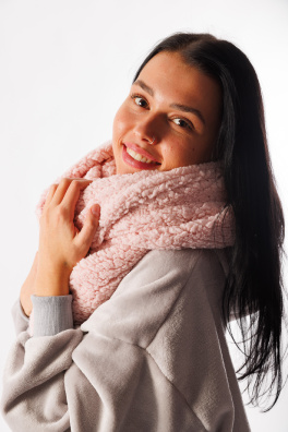 GoldBee Kruhová Šála Doba Ledová Pink (Barva Pink, Velikost M)